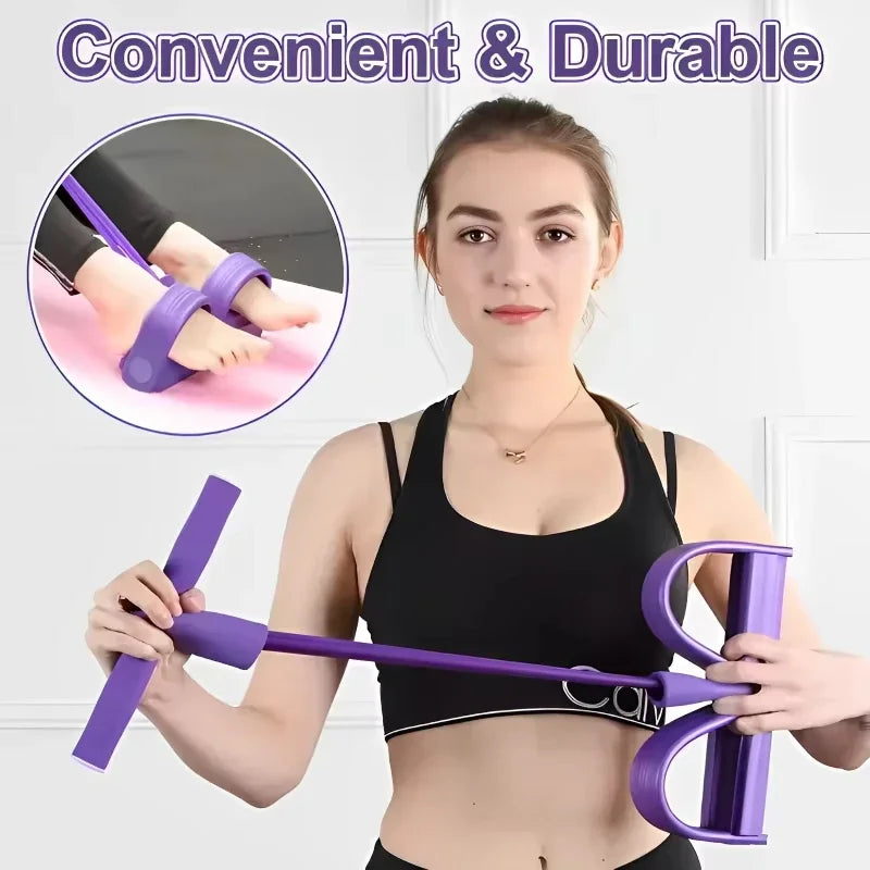 Elevate Your Fitness Routine with the 6-Tube Multi-Function Abdominal Trainer – Perfect for Sit-Ups, Toning, and Arm Strengthening!