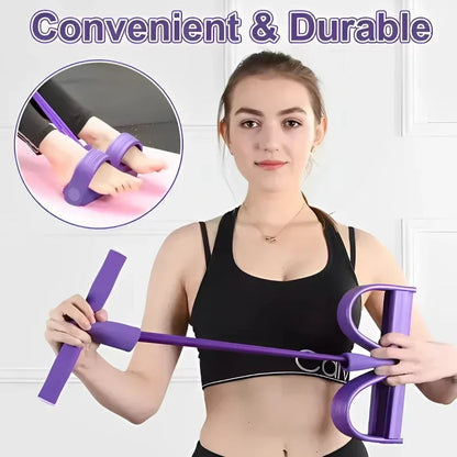 Elevate Your Fitness Routine with the 6-Tube Multi-Function Abdominal Trainer – Perfect for Sit-Ups, Toning, and Arm Strengthening!