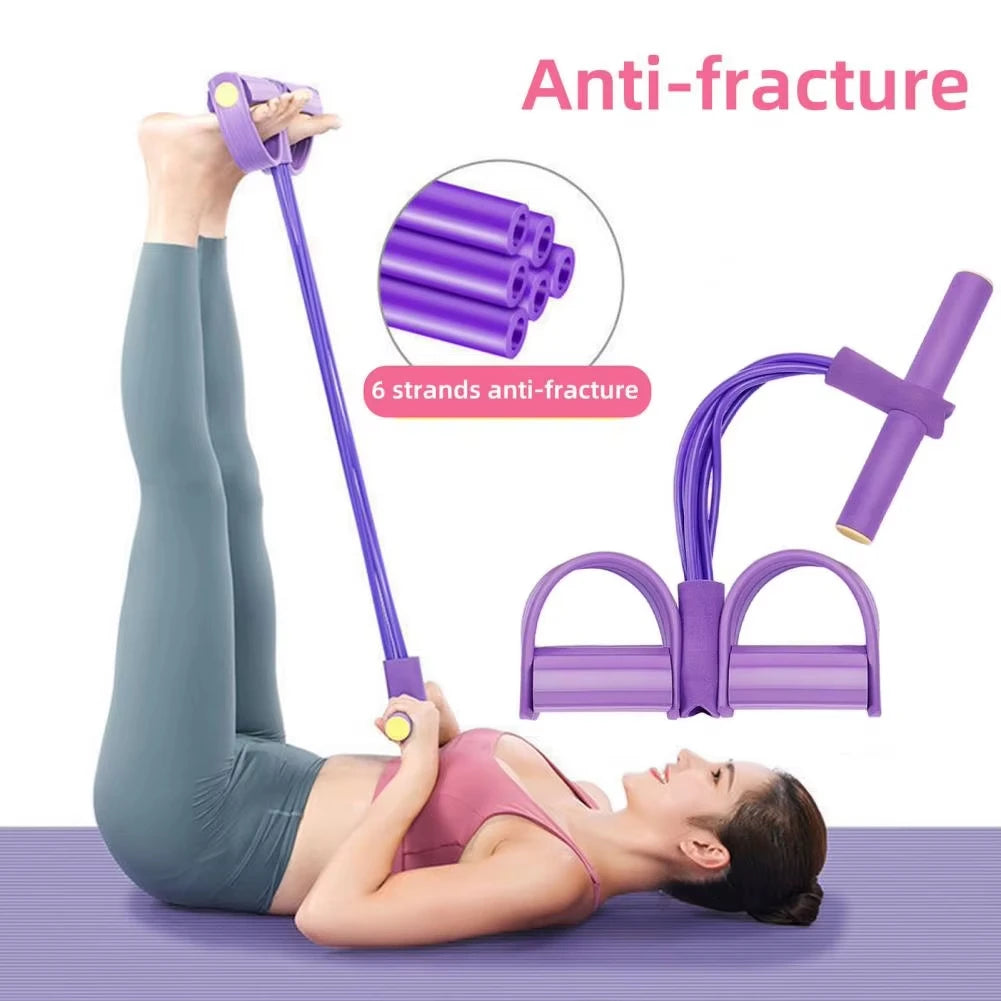 Elevate Your Fitness Routine with the 6-Tube Multi-Function Abdominal Trainer – Perfect for Sit-Ups, Toning, and Arm Strengthening!